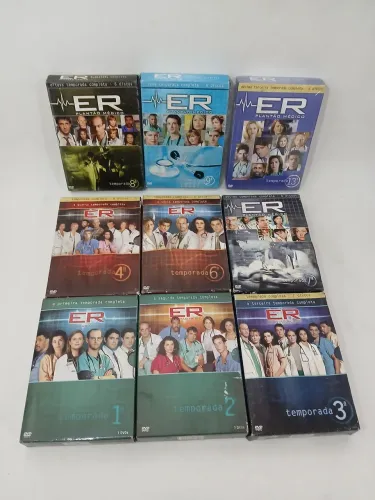 Temporada ER Plantão Médico em DVD 1,2,3,4,6,7,8,9 e 13 Temporada 