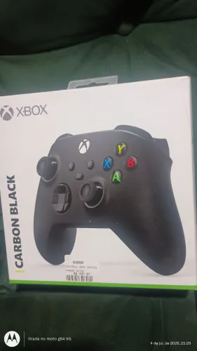 controle Black carbon + bateria zerada e pés 2021 Xbox X/S
