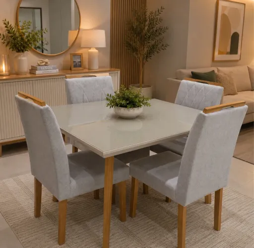 Mesa de Jantar 4 Cadeiras OPORTUNIDADE