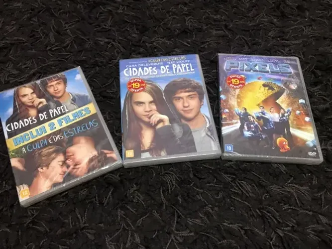 Lote dvds novos lacrados para revenda