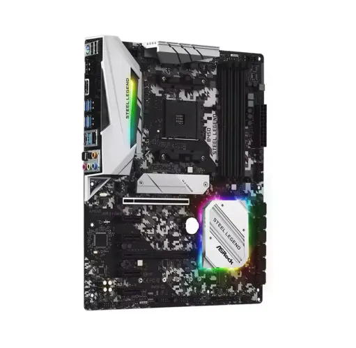 B450m Steel Legend Versão ATX (importada não acha no Brasil) funcionando perfeitamente 