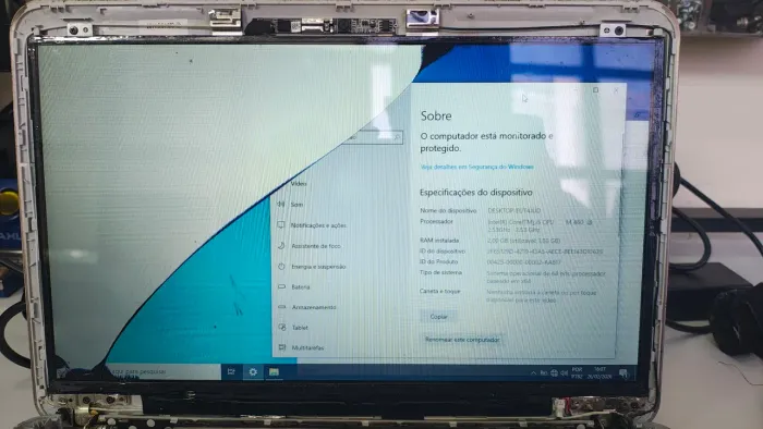 Notebook HP DM4 para peças 