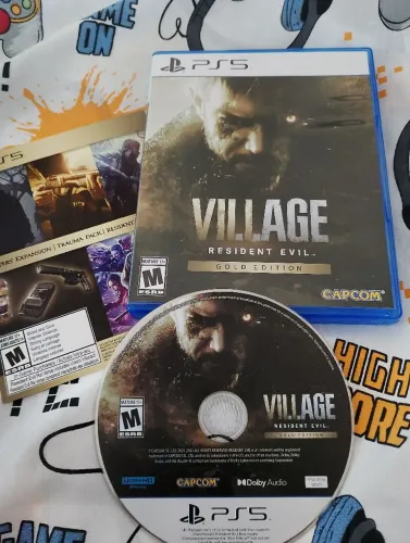 Resident Evil Village Gold Edition PS5 novo faço Olx pay 