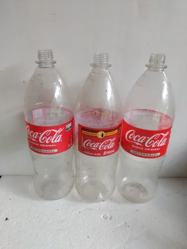 Kit 3 Garrafa Retornável de Coca Cola 2 litros Vazia 
