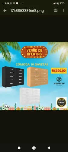 Cômoda 10 gavetas 