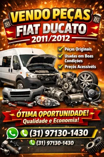 Peças usadas para Ducato 2011/2012 em ótimo estado - Preço Imperdível!