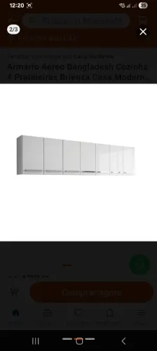 Armário aéreo 7 portas