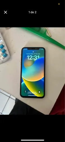 IPhone XS Max $550 bateria 100% sem nenhum trincado na tela só não tá funcionando Face ID
