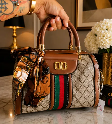 Bolsa de luxo média feminina