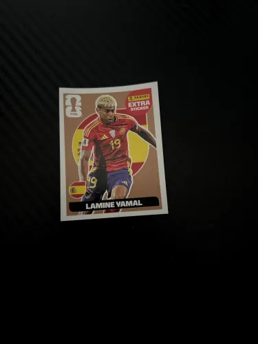 Figurinha bronze lamine yamal