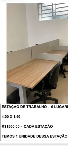 Estação de Trabalho - 6 lugares