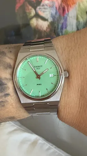 Tissot PRX Quartz 40 mm Mint Green ? Full Set