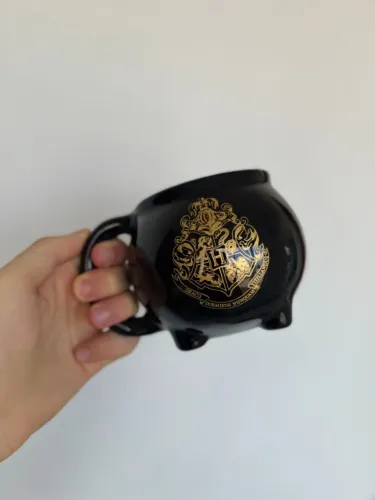 Caneca 3D Caldeirão Harry Potter Hogwarts Cerâmica
