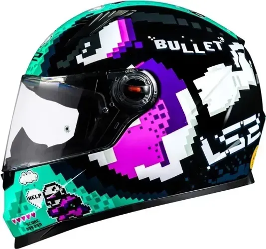 Capacete LS2 Mário Kart edição limitada 