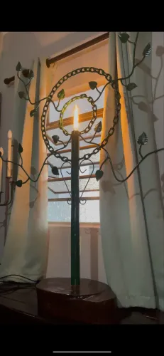 Luminária artesanal/rustica