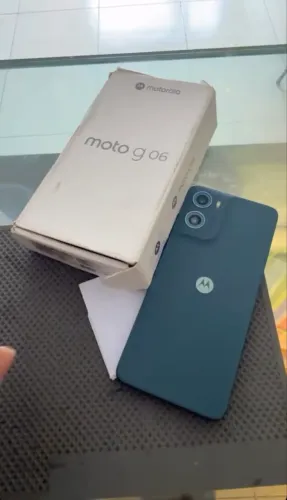 Moto g06 128gb completa carregador original nota fiscal