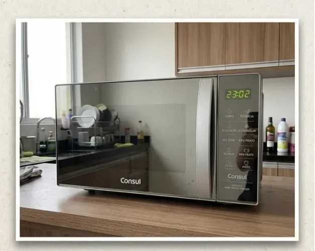 Micro-ondas Consul 20L Espelhado - Excelente Estado