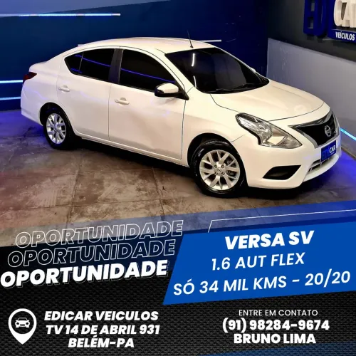 Nissan Versa SV 1.6 16V Flexstart 4P Aut. 2020