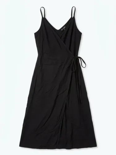 Vestido envelope Hering preto P
