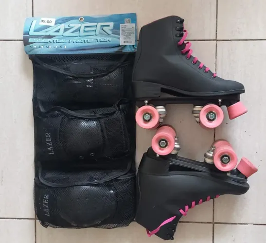 Patins 4 rodas tam 36