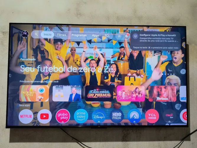 Tv TCL 55 polegadas 4K 120fps