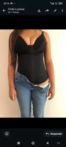 Cinta modeladora com 16 barbatanas,  3 fechos, material de alta qualidade 