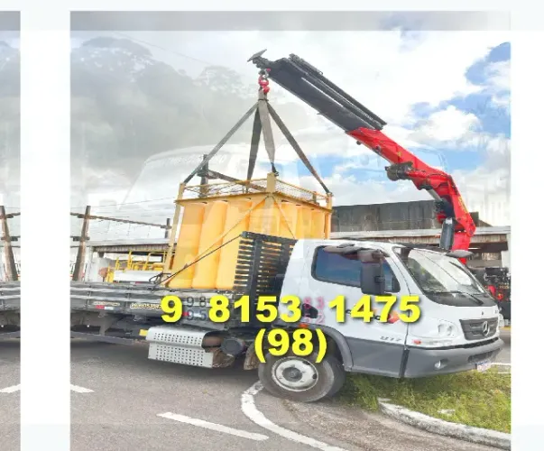 Frete! Transporte de Cargas com carreta disponível p/ sua mudança em São Luís!
