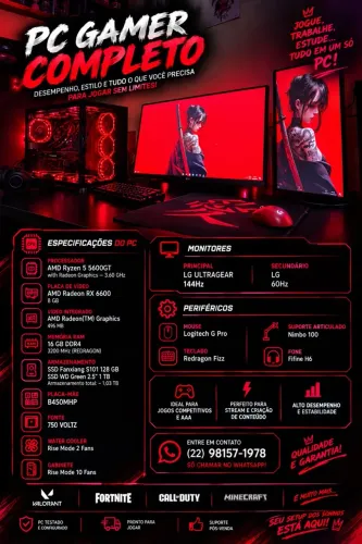 Pc gamer completo