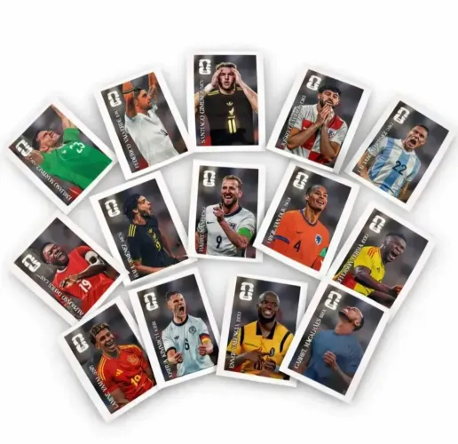 Kit completo 14 jogadores da coca cola FIFA WORDLS CUP 2026