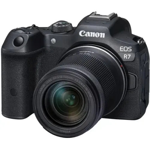 Câmera Digital Canon EOS R7 32.5MP 3.0 Lente RF-S 18-150MM IS STM - Nova