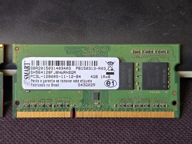 Par Memórias RAM Notebook DDR3 / DDR3L 1600MHz (Kit 8GB - 2x 4GB)