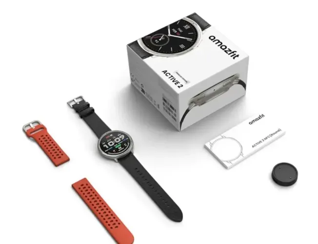 Amazfit Active 2 Premium (Vidro Safira) Estado de novo na caixa.