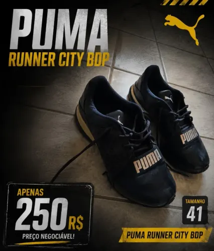 tênis puma runner city BDP, preço negociável