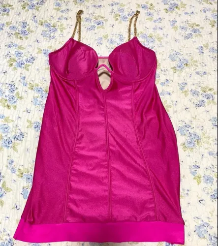 Vestido rosa TAM G