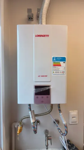 AQUECEDOR A GÁS NATURAL LORENZETTI LZ1600 DIGITAL NOVO