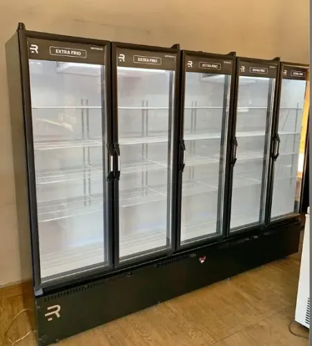 EXPOSITOR EXTRA FRIO 5 PORTAS MARCA REFRIMATE NOVO