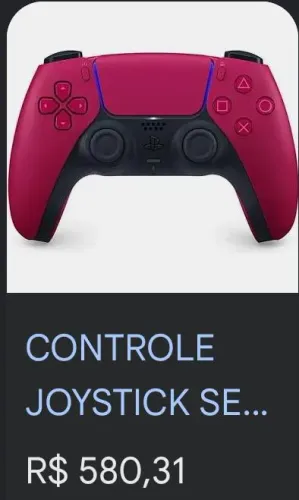 Controle PS5 dualsense Cosmic red Original.
