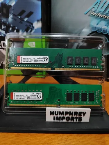 MEMORIA RAM DDR4 16GB 2X8GB 2666MHZ KINGSTON - GARANTIA 3 MESES