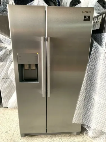 Geladeira LG Side by Side GC-L267KLQ 638L Inox Look Bivolt Inverter Wi-Fi - Bivolt