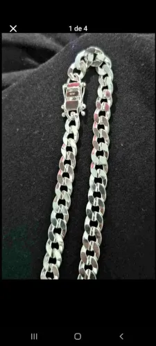 CORRENTE DE PRATA 10mm pra vender