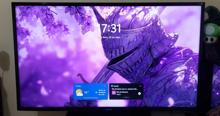 Tv Samsung Smart 3D LED (2 HDMI) 40" com 3 óculos 3D