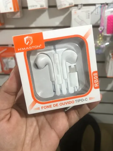 Fone com fio tipo-c hmaston rb08