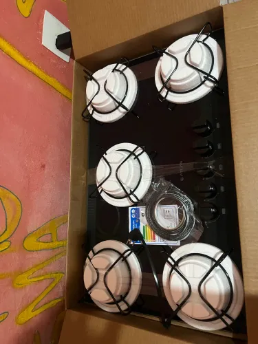 COOKTOP A GÁS 5Q NUNCA USADO