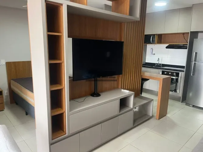 Apartamento Studio à venda no Bosque - Campinas - 43m², mobiliado e com lazer completo