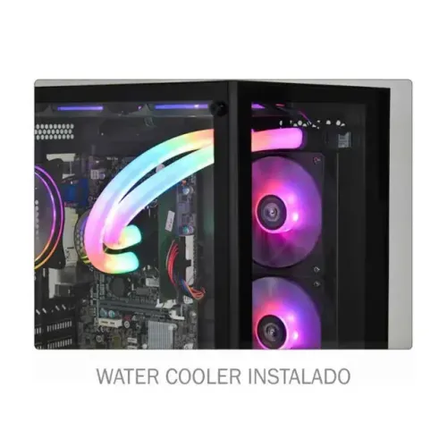 Water cooler Wac4 Mangueiras Argb personalizaveis direto pela placa mãe ou controladora