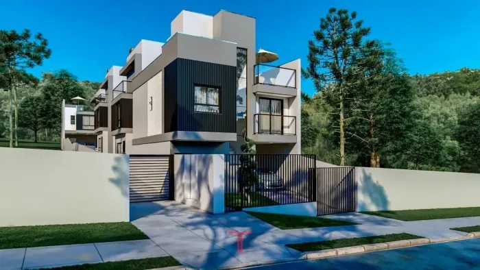 Sobrado à venda, 183 m² por R$ 1.572.001,00 - Mercês - Curitiba/PR
