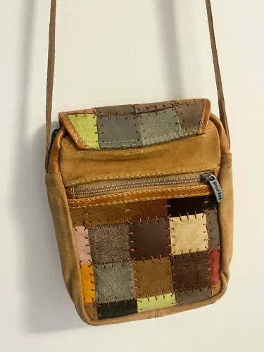 Bolsa transversal Vintage Couro