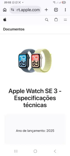 Smartwatch Apple 40mm