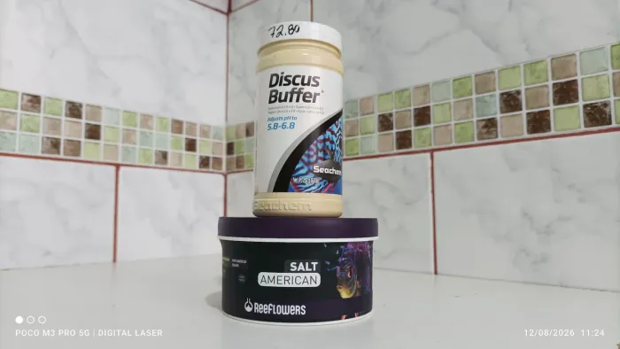 Buffer e minerais para acará disco