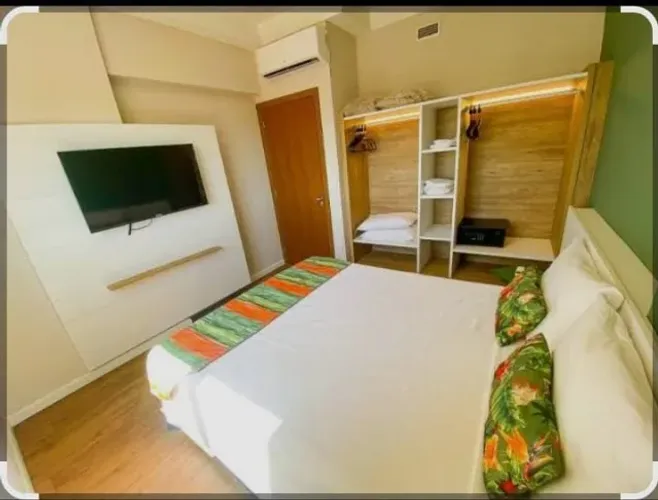 Apartamento no Hotbeach Suites em Olímpia para 1 semana no ano